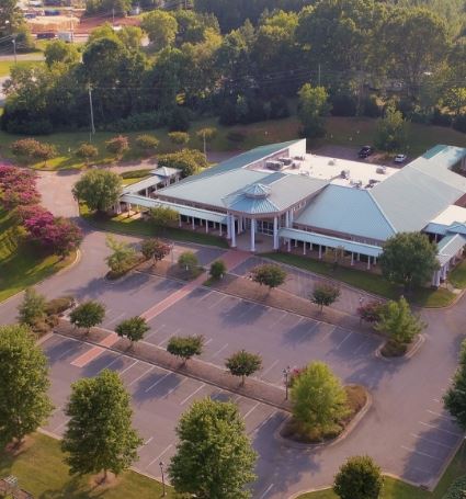 sky view of building